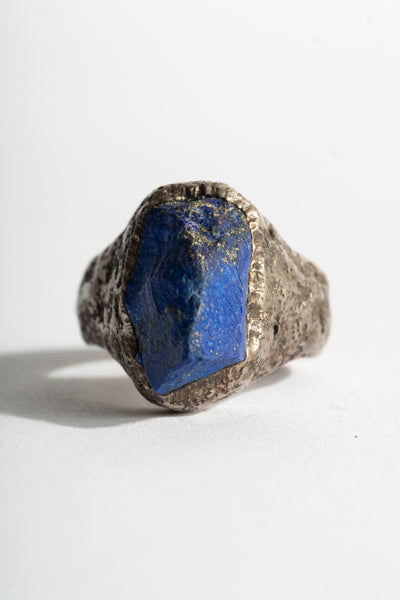 Sterling Lapis Ring No. 2