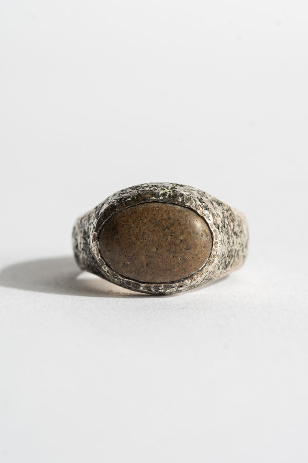 Sterling Pebble Ring