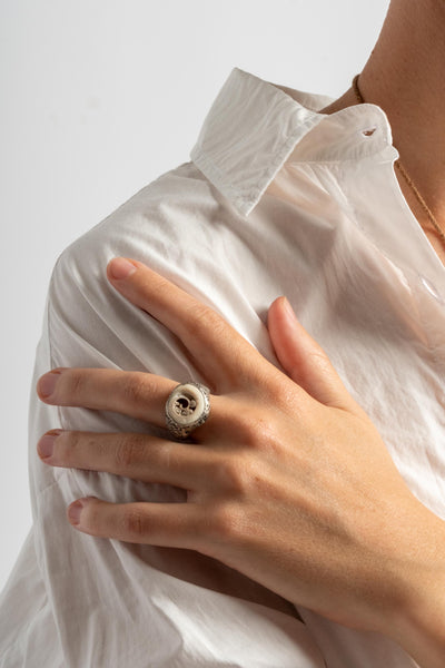 Sterling Shell Ring No. 3