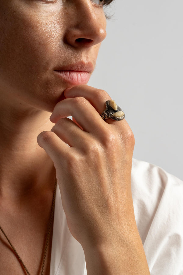 Sterling Stingray Ring
