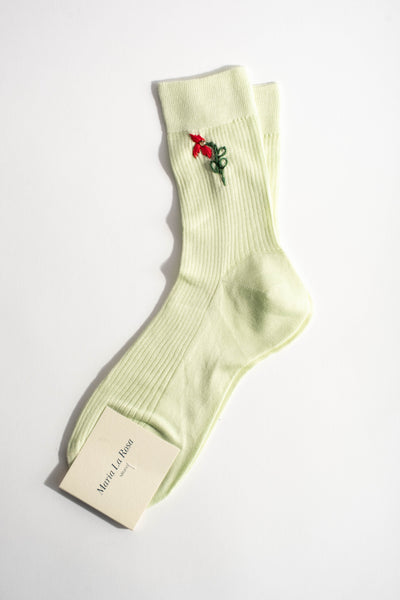 Iris Sock in Baccello