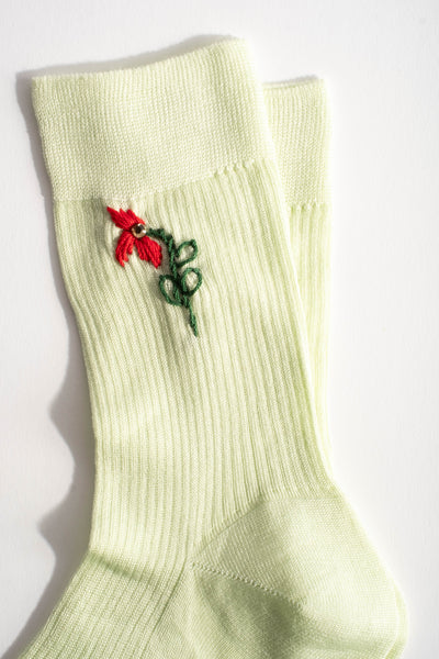 Iris Sock in Baccello