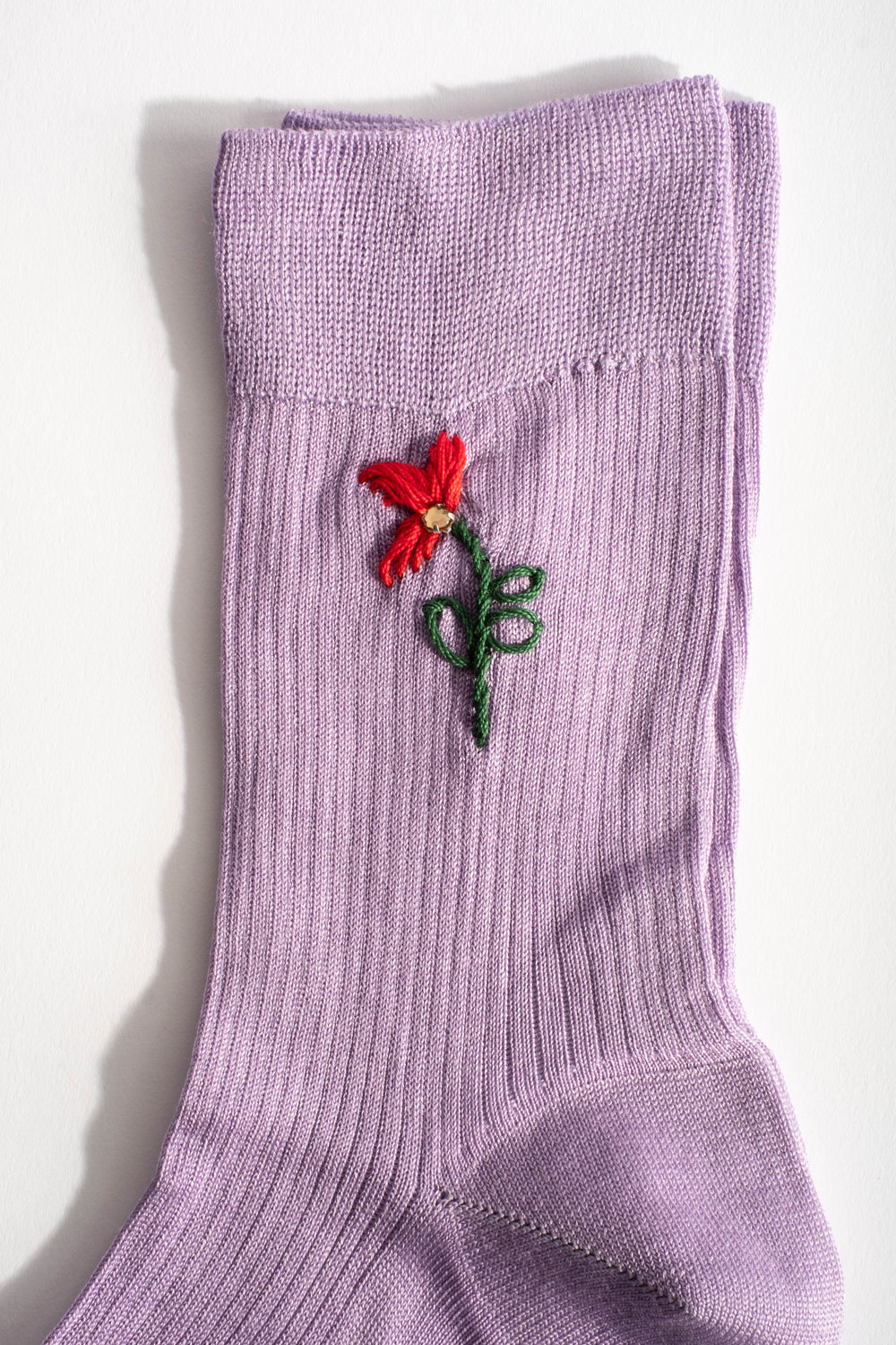 Iris Sock in Lilac