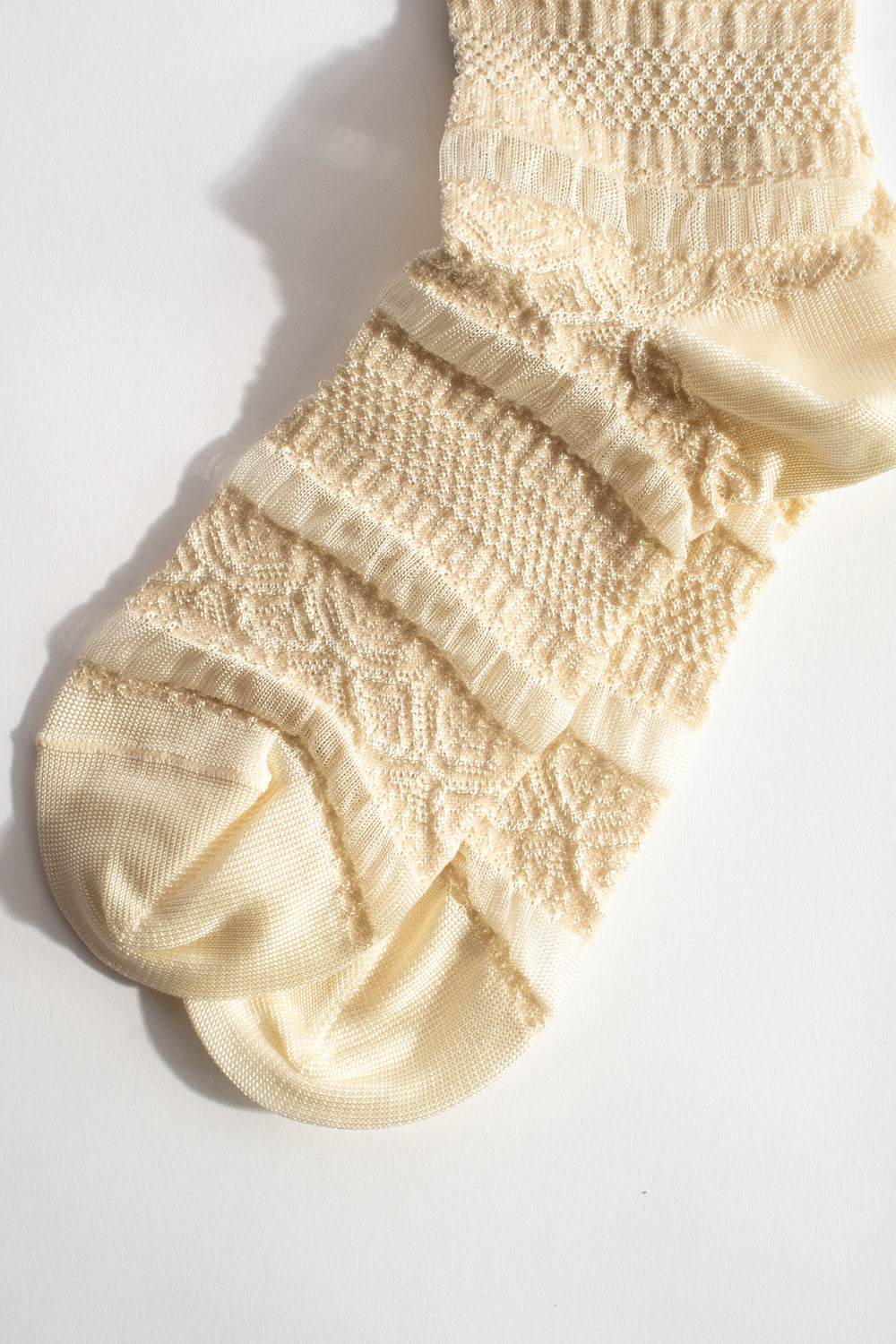 Lacy Sock in Cream