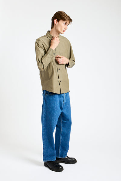 Basic Shirt in Khaki Green