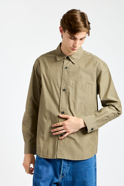 Basic Shirt in Khaki Green