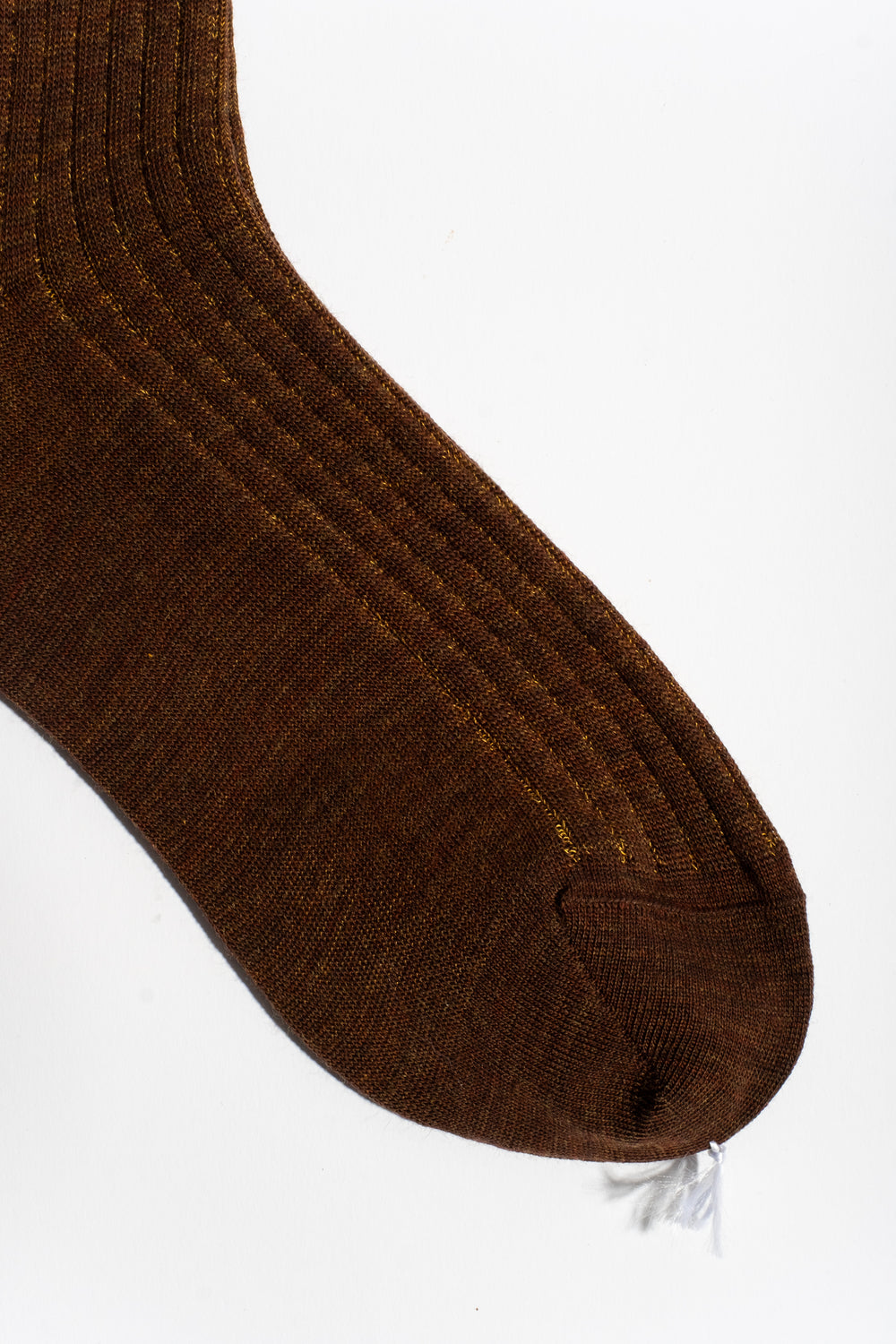 Crew Stripe Sock in Brown