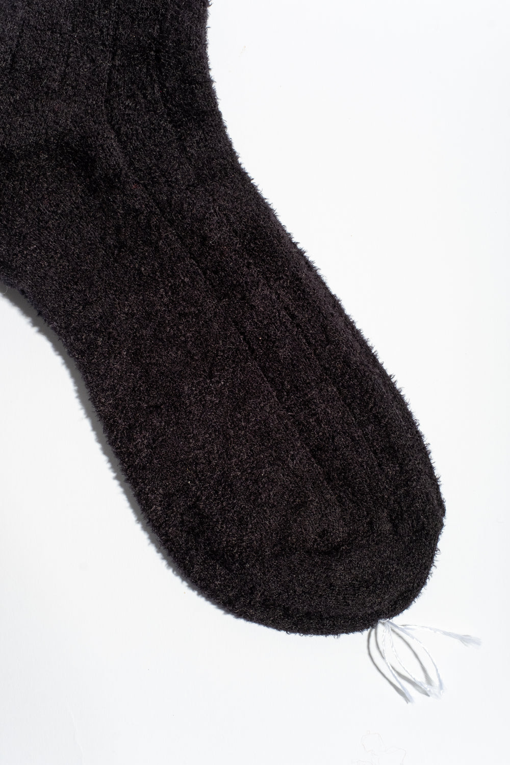Ribbed Mid Calf Sock in Black