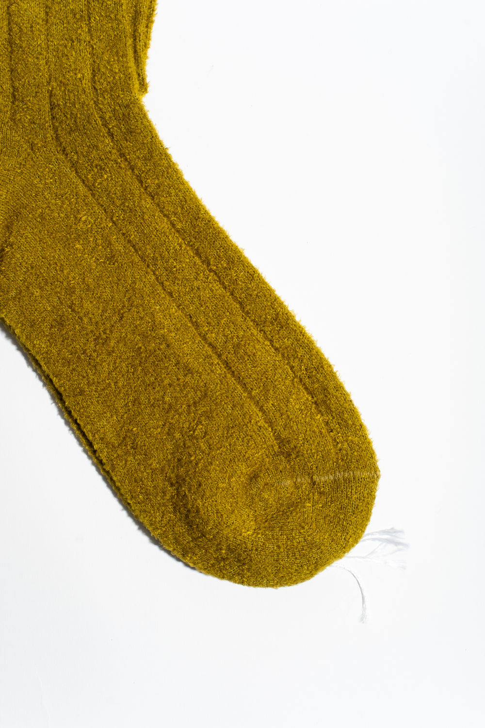 Ribbed Mid Calf Sock in Lime