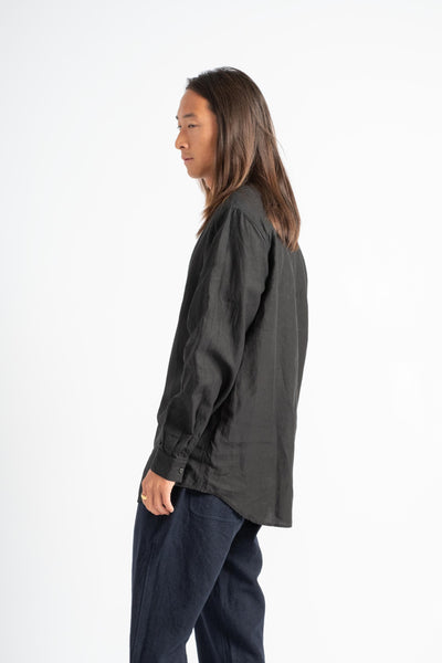 Large Hemp Shirt in Black