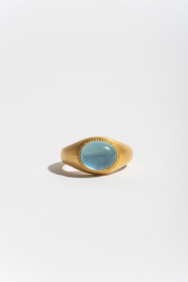 Aquamarine Roz Ring