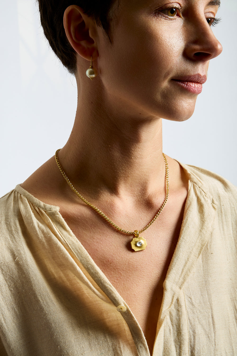 Large Moonstone Ode Pendant