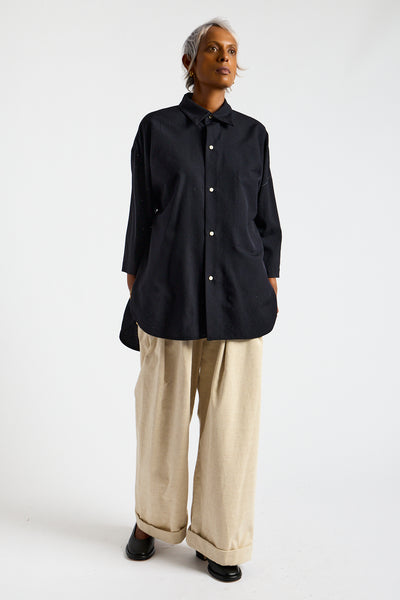 3/4 Sleeve Shirt in Midnight