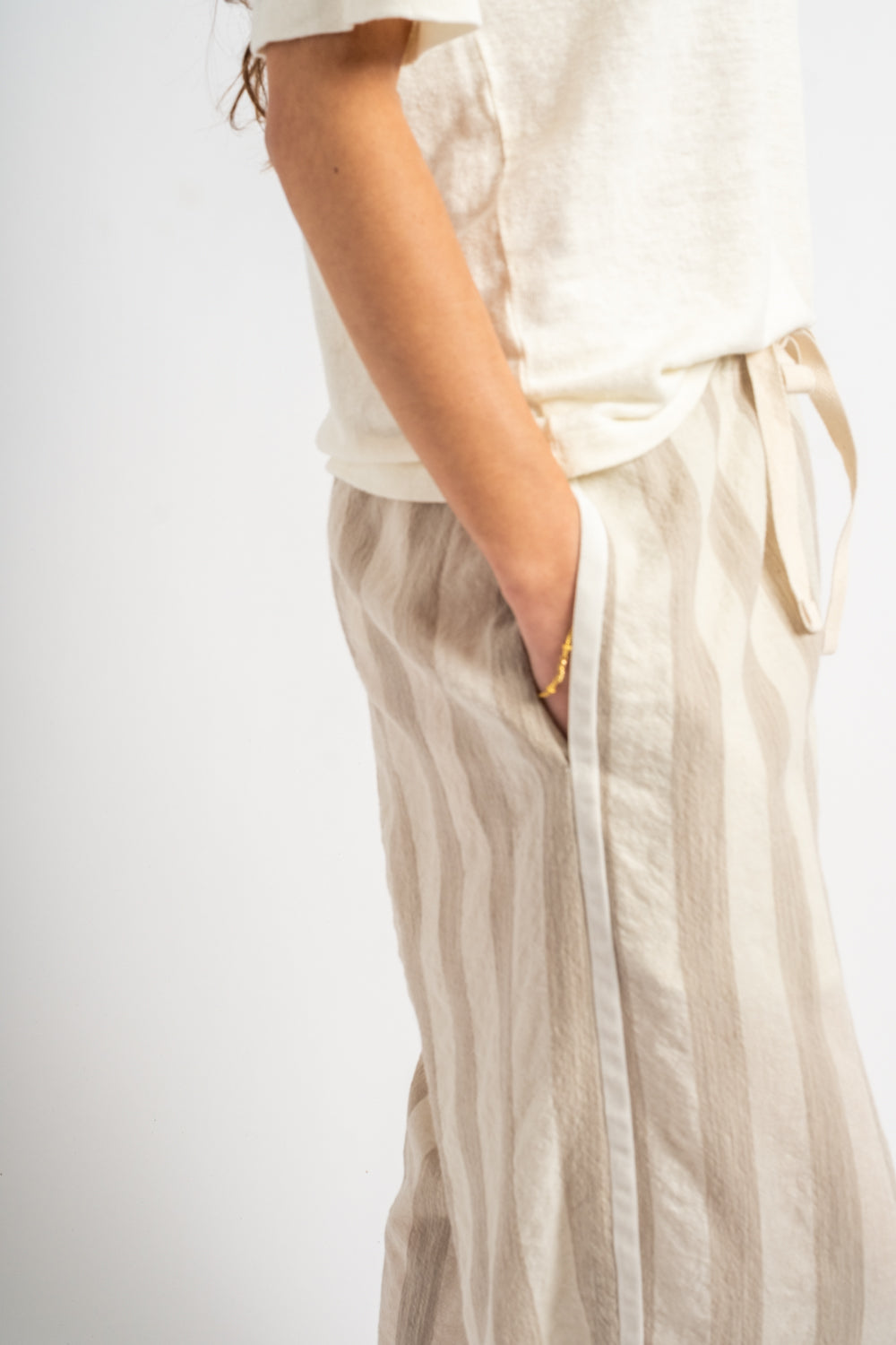Pompier Easy Pants in London Stripe