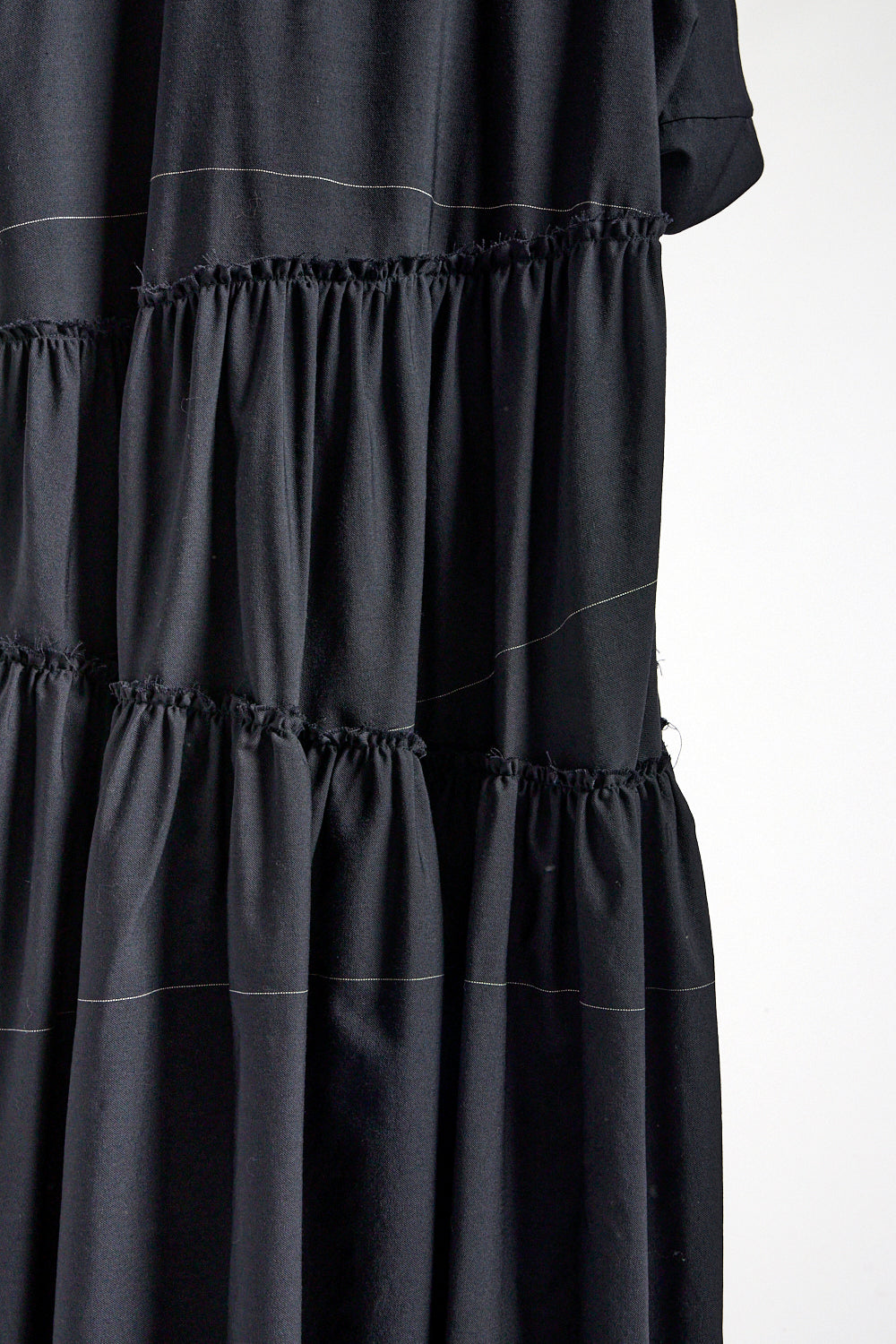Weird Tiered Dress in Midnight