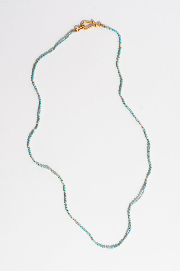 22K Turquoise Bead Strand