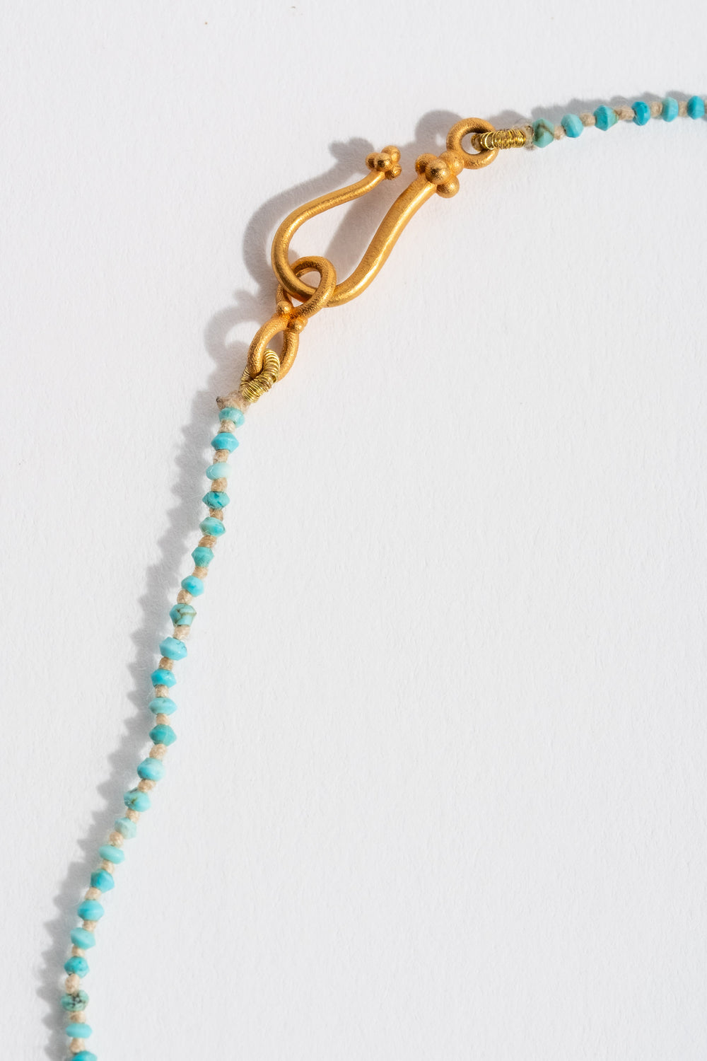 22K Turquoise Bead Strand