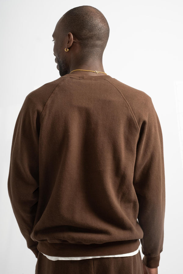 The Men's Crewneck Sweatshirt in Ebony