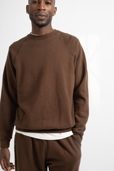 The Men's Crewneck Sweatshirt in Ebony