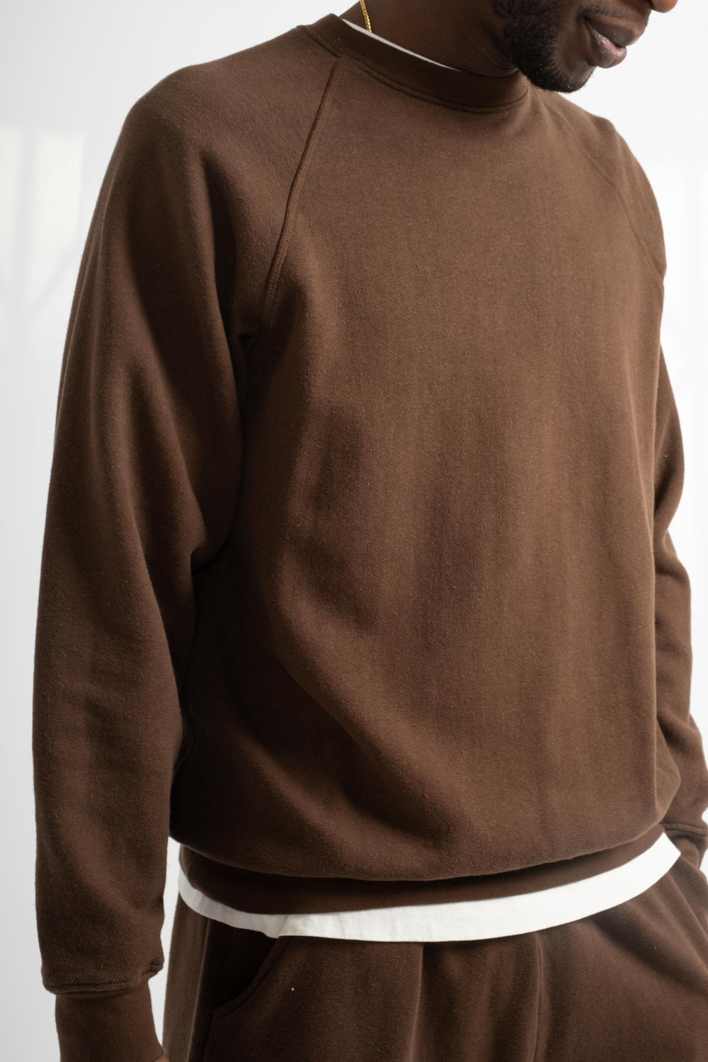 The Men's Crewneck Sweatshirt in Ebony