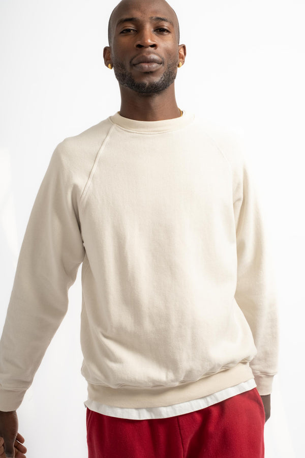 The Men's Crewneck Sweatshirt in Off White