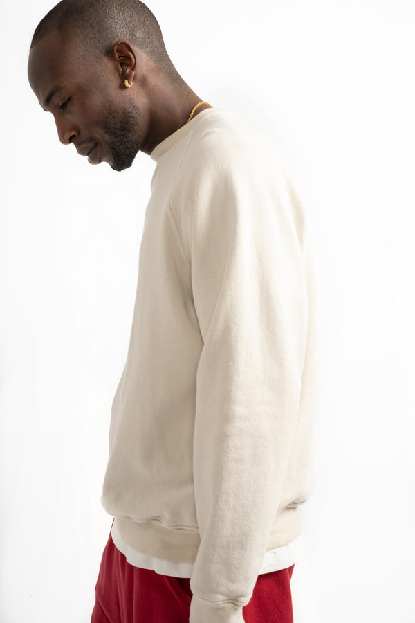 The Men's Crewneck Sweatshirt in Off White