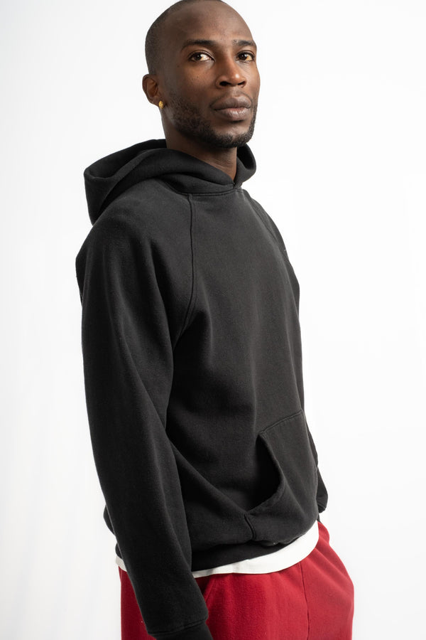 The Men's Hooded Sweatshirt in Black