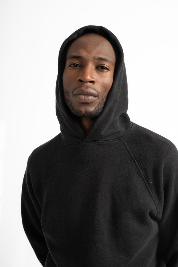 The Men's Hooded Sweatshirt in Black