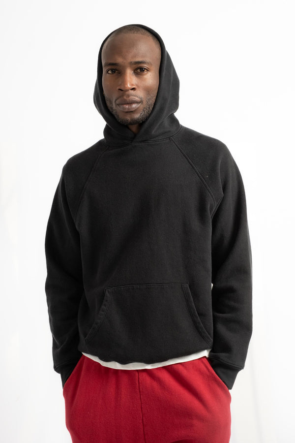 The Men's Hooded Sweatshirt in Black