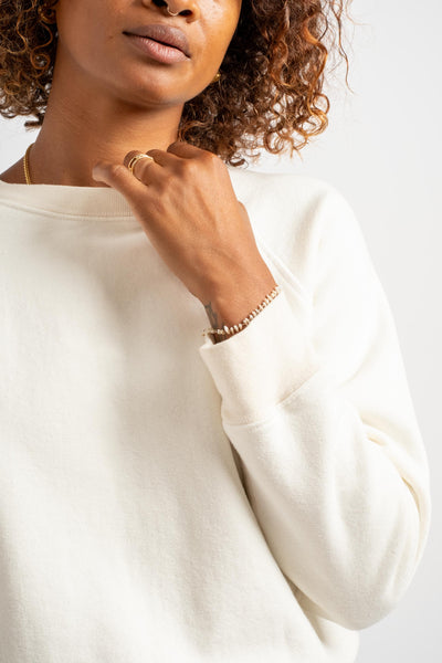 The Crewneck Sweatshirt in Natural