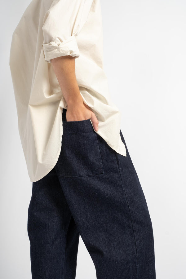 The Elastic Pant in Deadstock Kurabo Denim