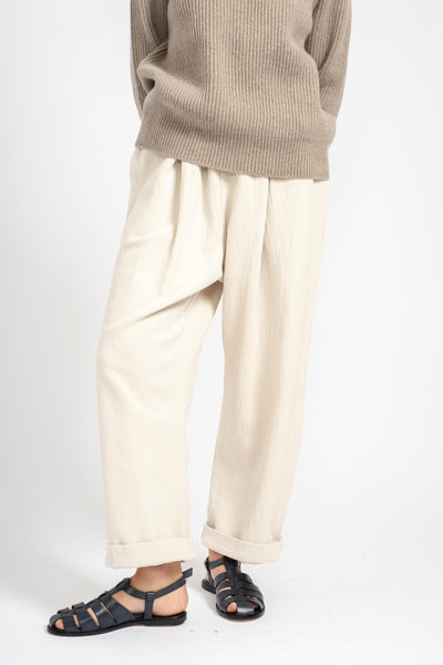 The Elastic Pant in Off White