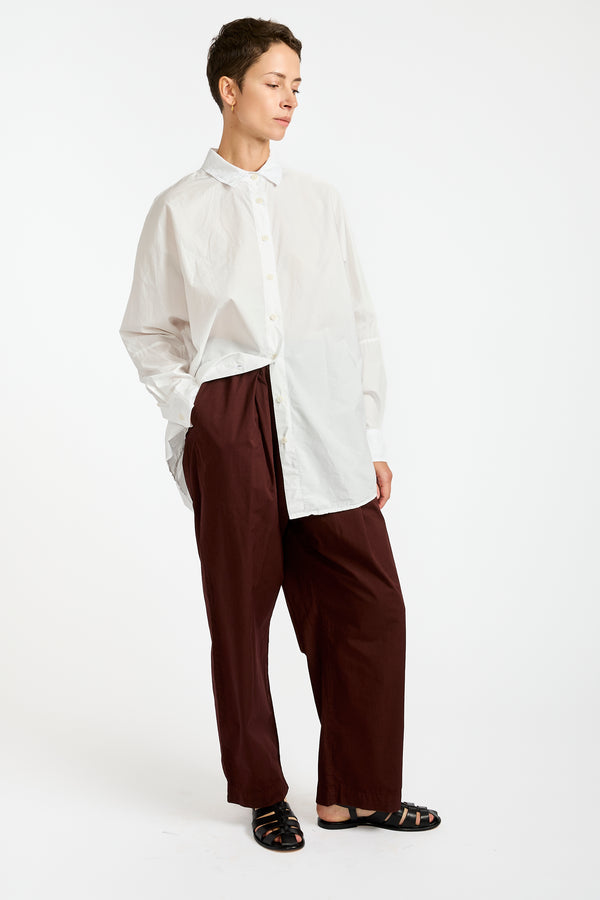 The Elastic Waist Pants in Cinebar