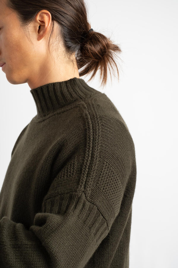 The Guernsey Sweater in Lichen