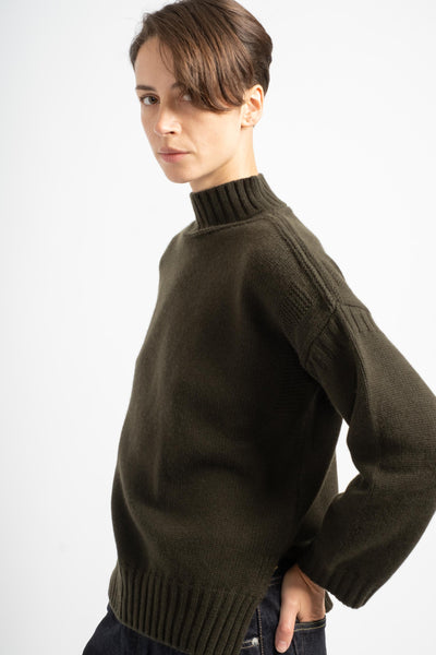 The Guernsey Sweater in Lichen