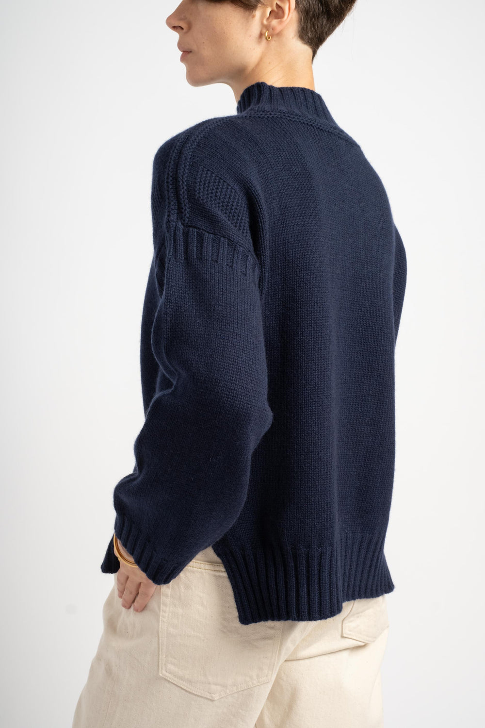 The Guernsey Sweater in Navy