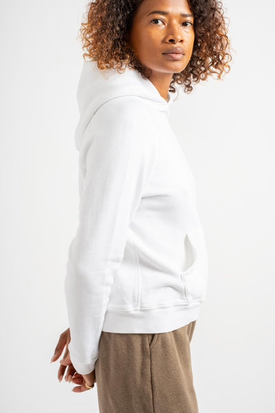 The Hooded Sweatshirt in White