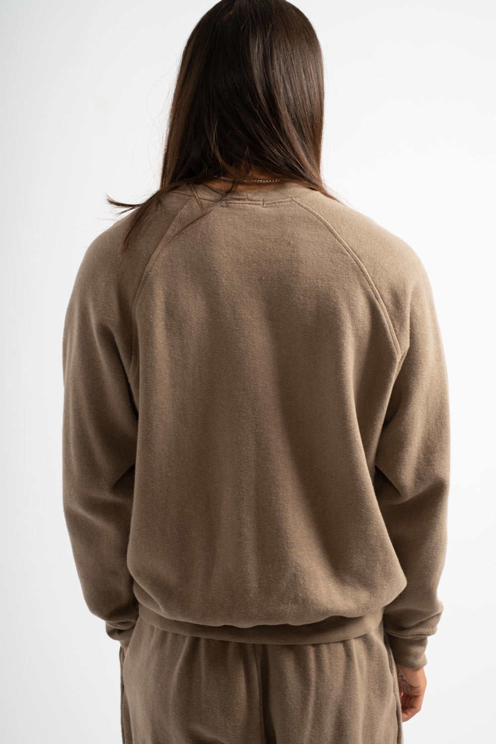 The Men's Crewneck Sweatshirt in Taupe