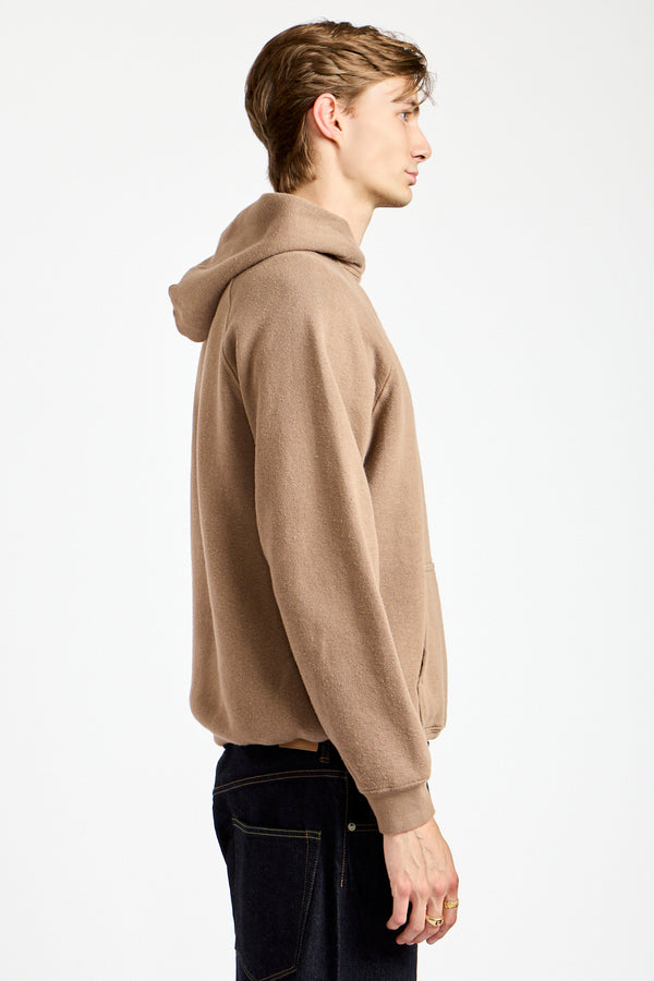 The Men's Hooded Sweatshirt in Mushroom
