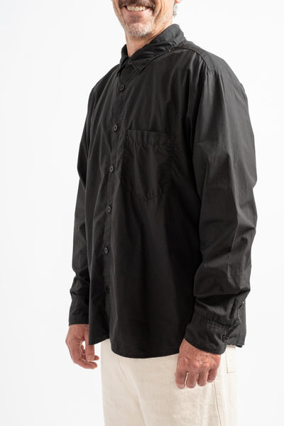 The Men's Shirt in Faded Black