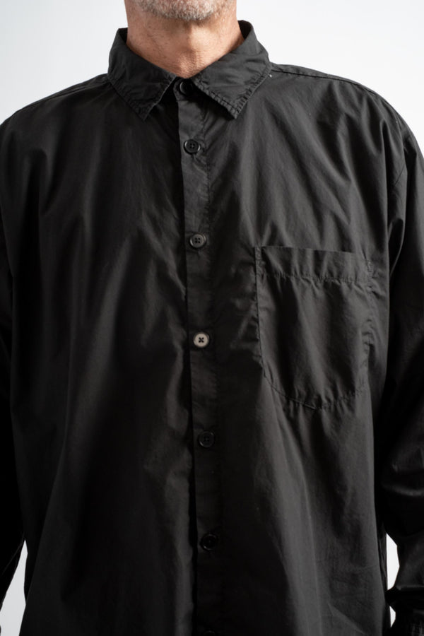 The Men's Shirt in Faded Black