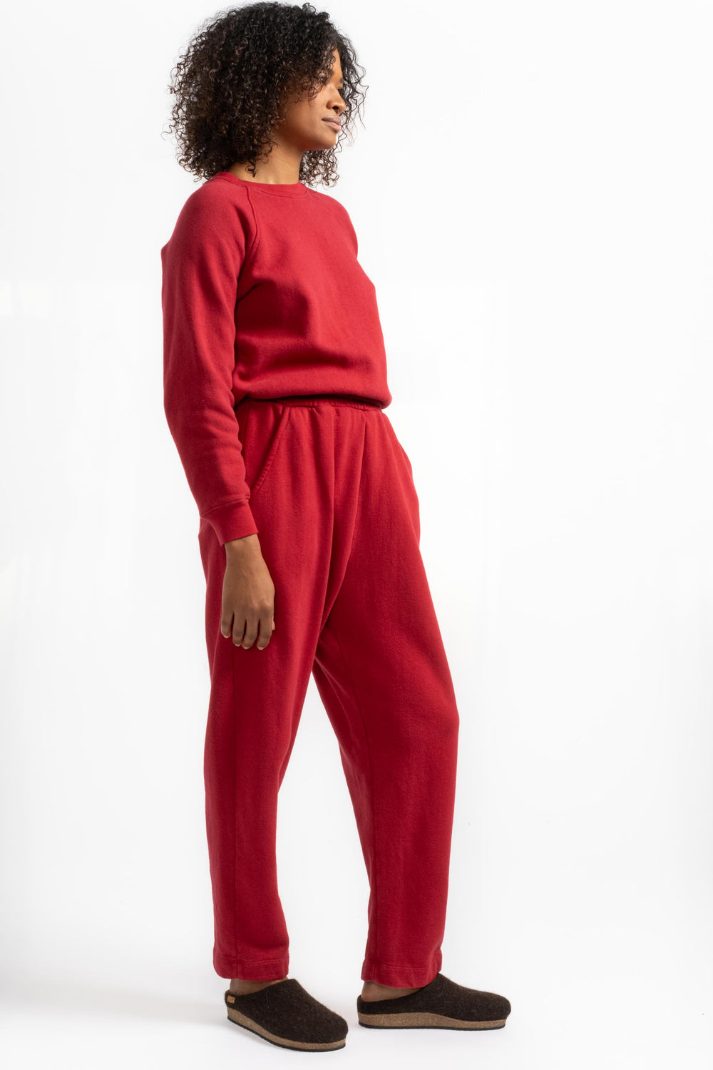 The New Sweatpant in Garnet