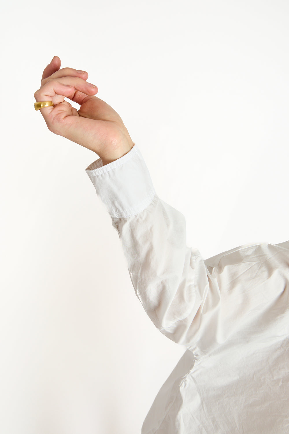 The Oversized Shirt in White