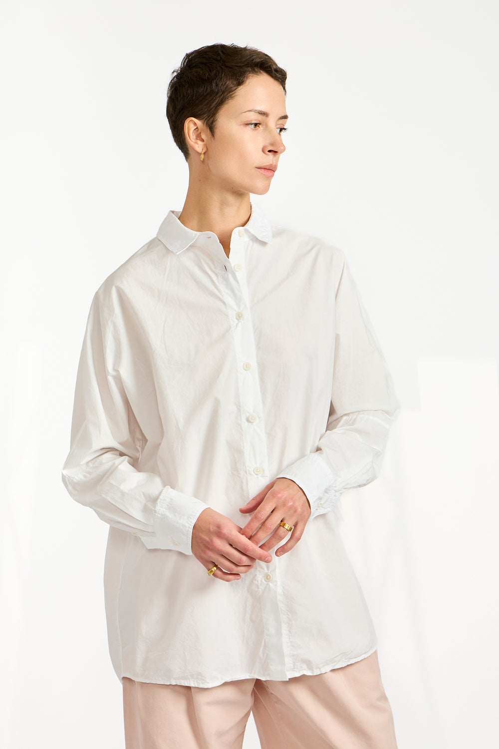 The Oversized Shirt in White