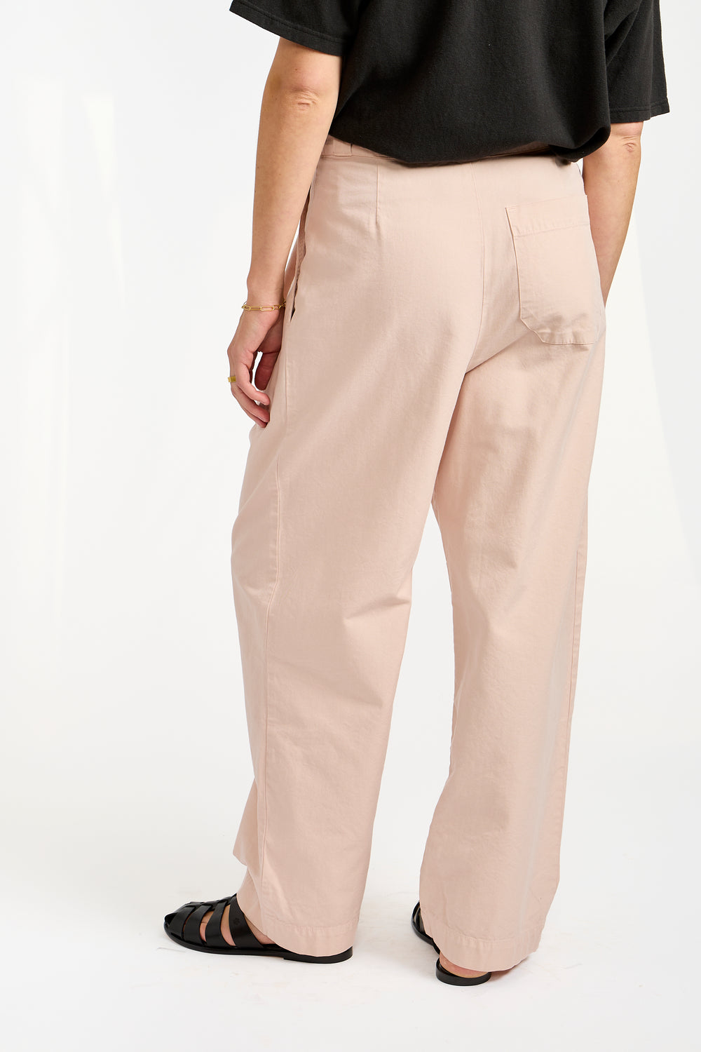 The Pleated Pants in Dusty Pink
