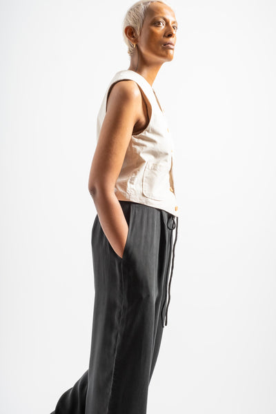 The Vest in Off White