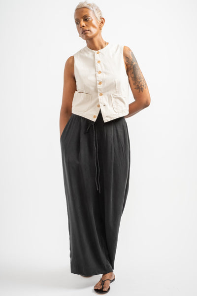 The Vest in Off White