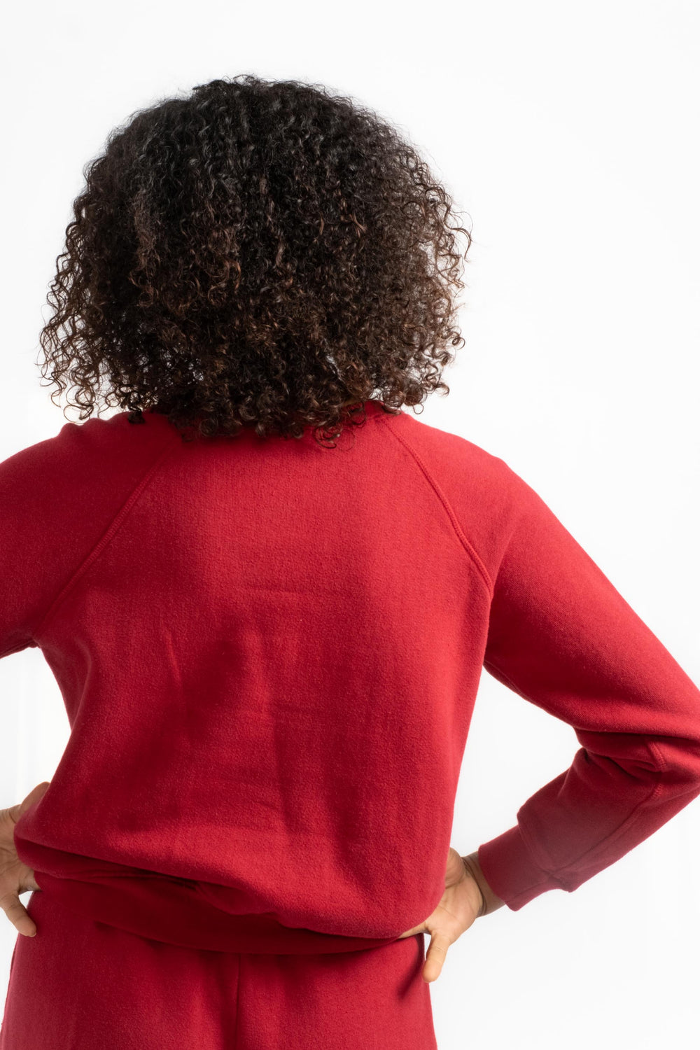 The Women's Crewneck Sweatshirt in Garnet