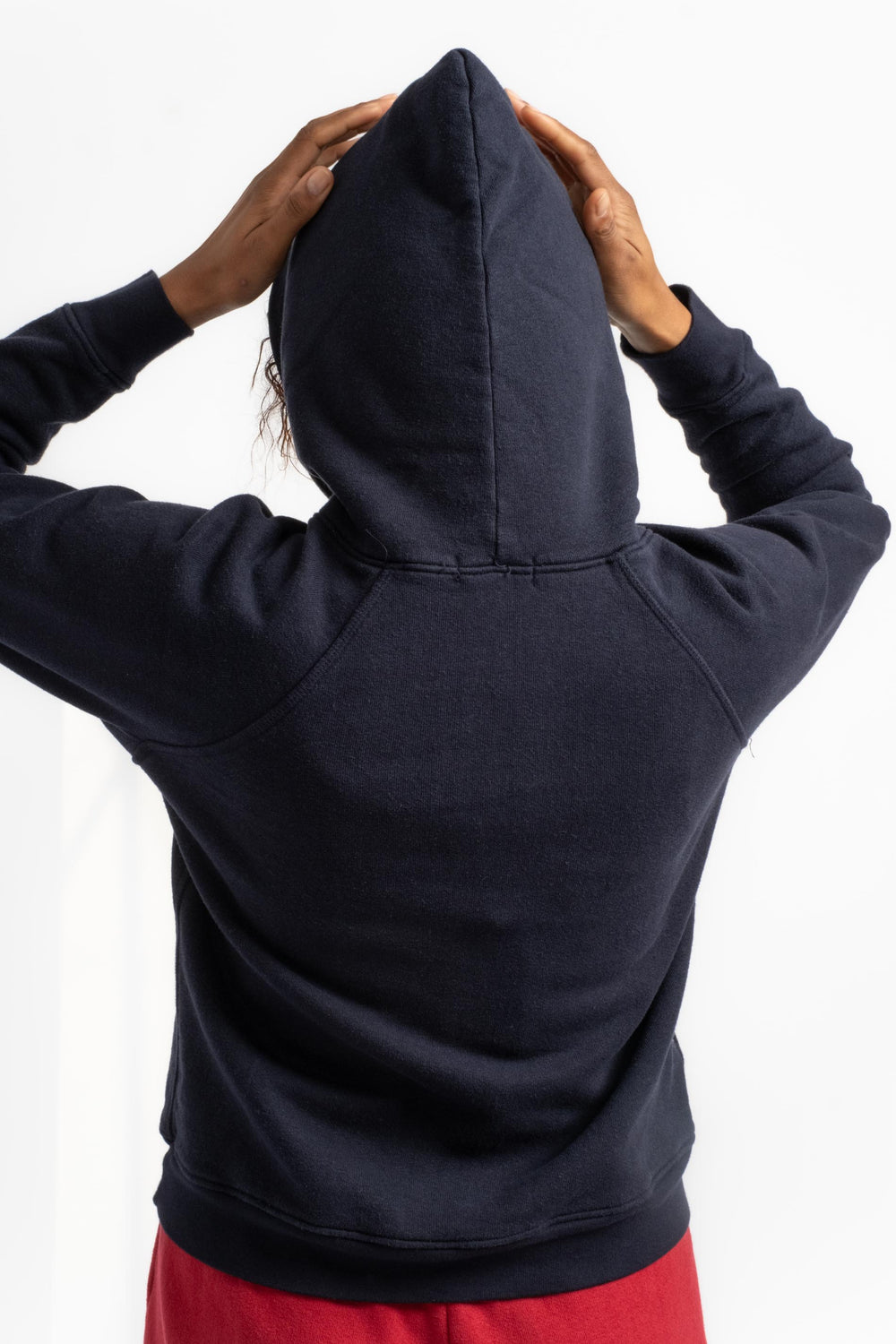 The Women's Hooded Sweatshirt in Dark Navy