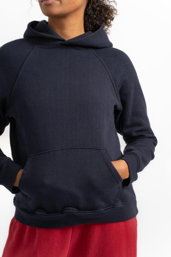 The Women's Hooded Sweatshirt in Dark Navy